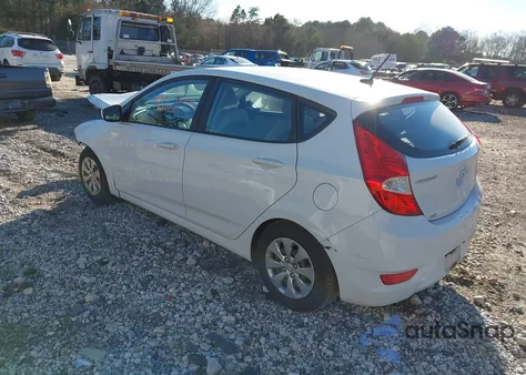 2017 Hyundai Accent Se z USA, uszkodzony, nr VIN KMHCT5AE2HU356977